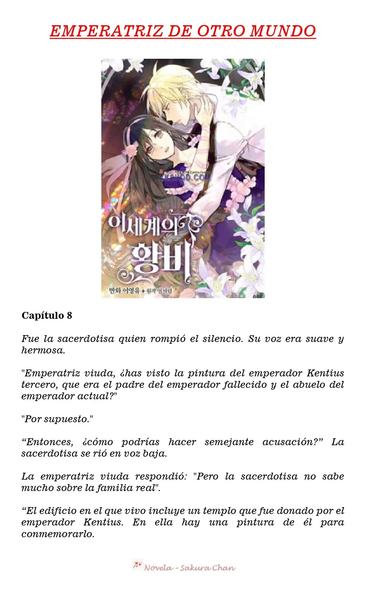 Emperatriz de Otro Mundo (Novela) (2019) - Capítulo 8 - Página 1 - LectorTMOo