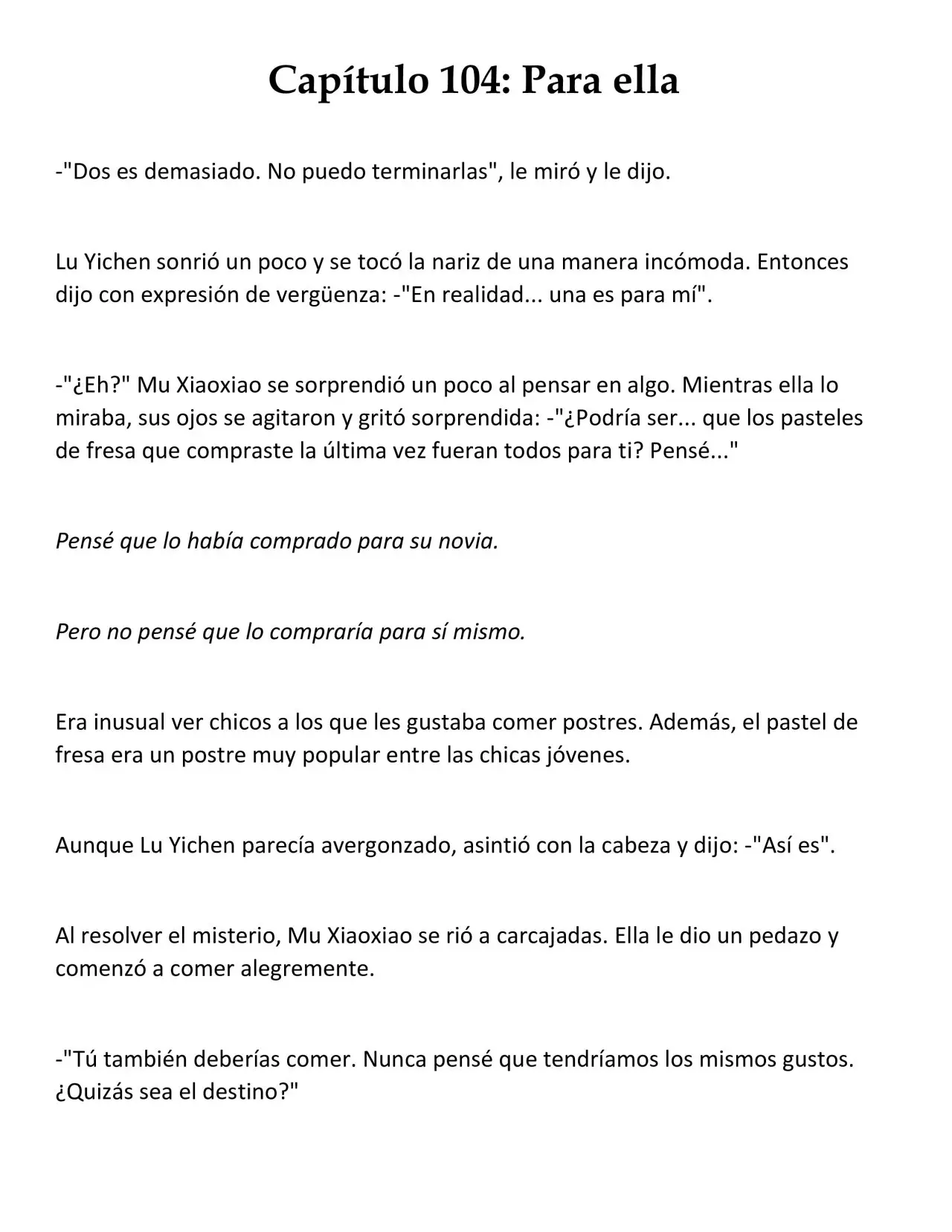 Endless Pampering Only For You - Capítulo 104 - Página 1 - LectorTMOo