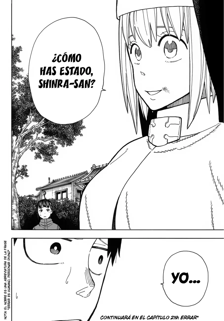 Enen no Shouboutai (2015) - Capítulo 218 - Página 22 - LectorTMOo