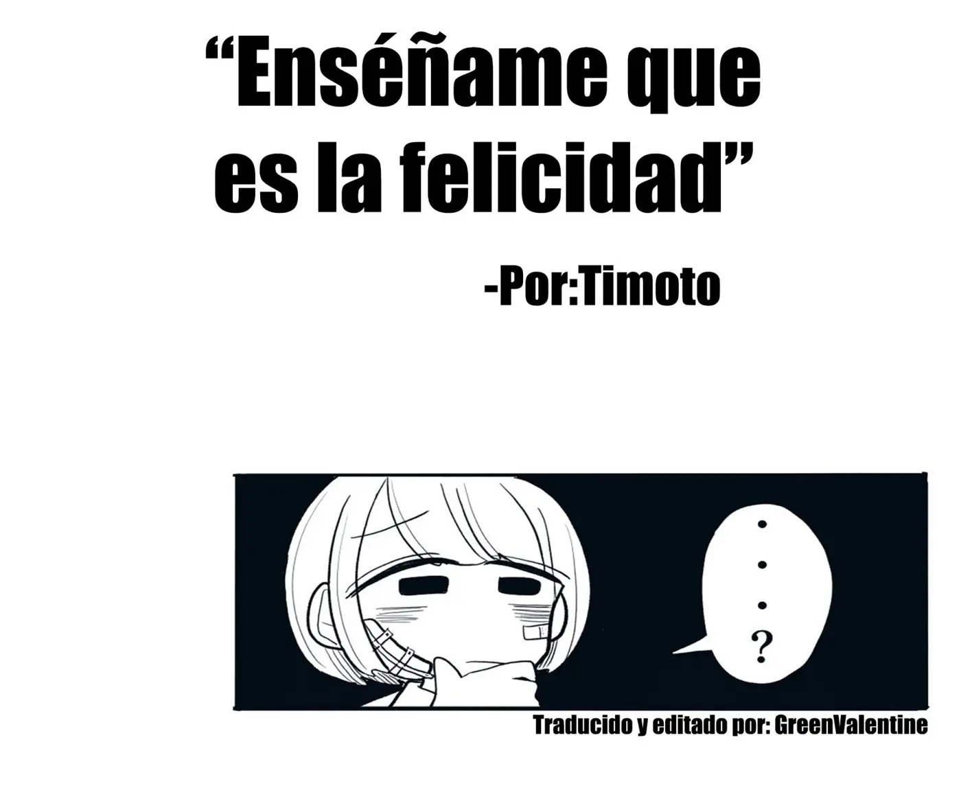 Enséñame lo que es la felicidad (2020) - Capítulo 0.01 - Página 1 - LectorTMOo