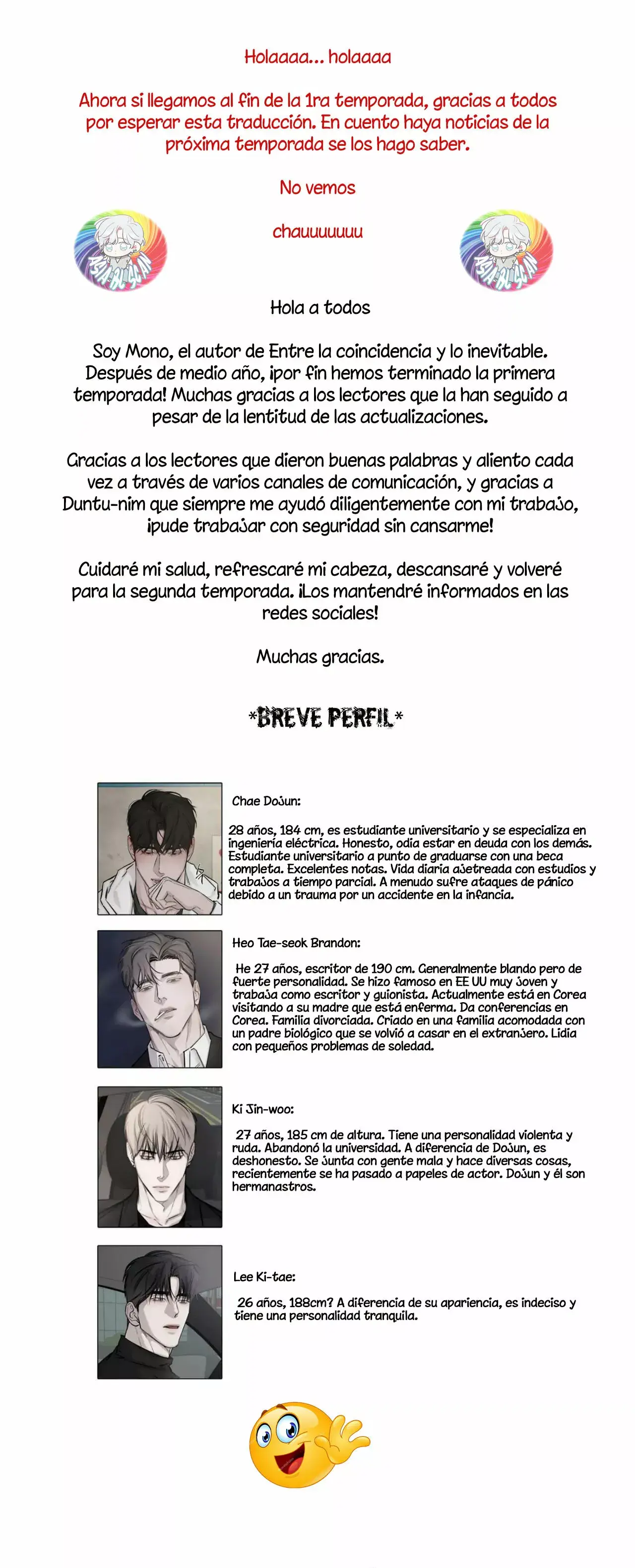 Entre la coincidencia y Lo Inevitable - Capítulo 30.5 - Página 3 - LectorTMOo