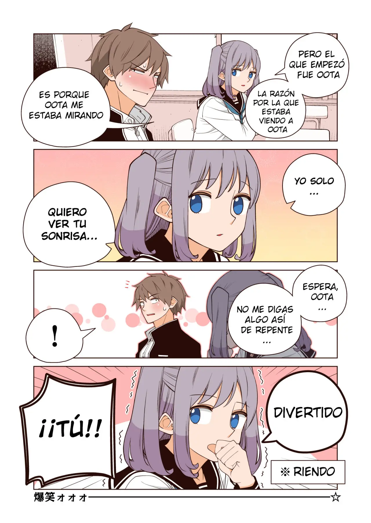 Expressionless Kashiwada-san and Emotional Oota-kun - Capítulo 0.01 - Página 4 - LectorTMOo