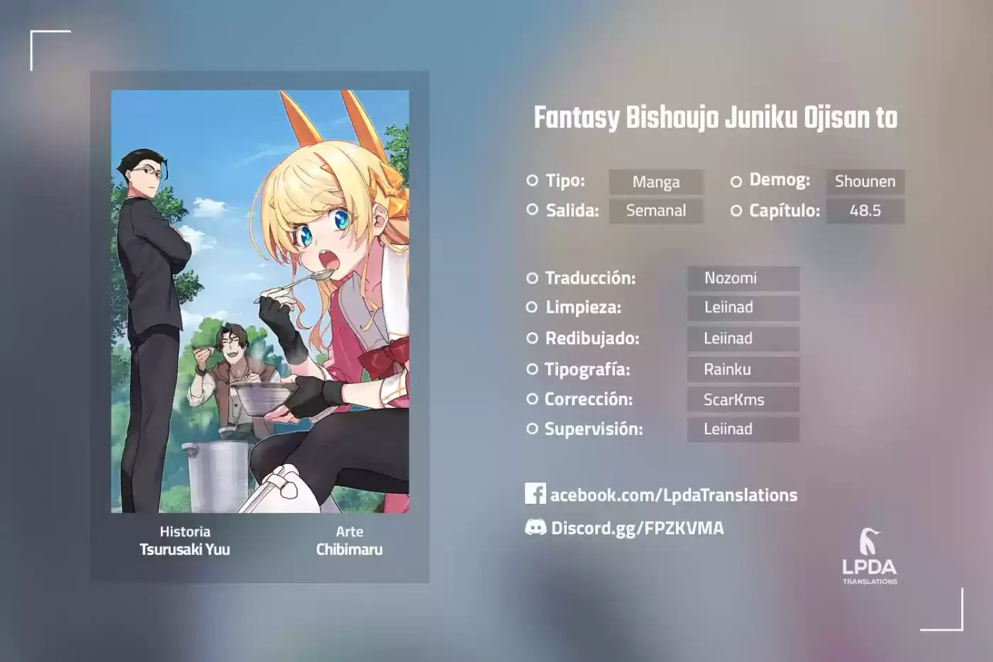 Fantasy Bishoujo Juniku Ojisan to (2019) - Capítulo 48.5 - Página 1 - LectorTMOo