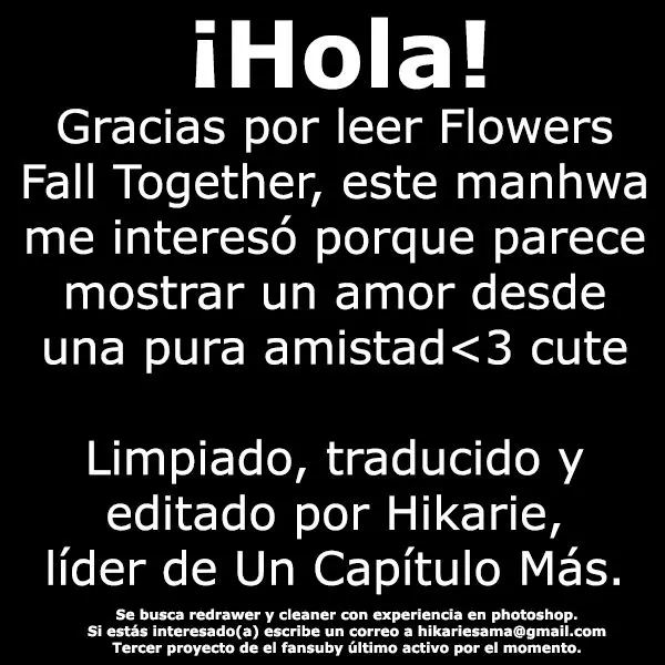Flowers Falling Together (2017) - Capítulo 1 - Página 1 - LectorTMOo