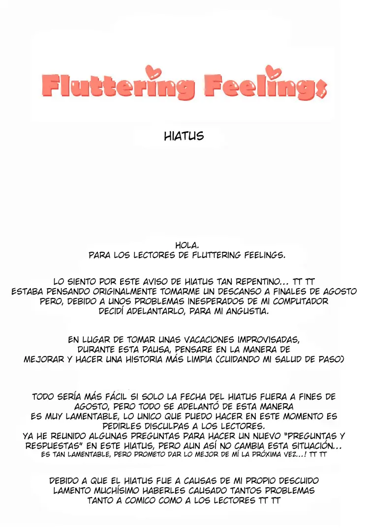 Fluttering Feelings (2014) - Capítulo 40.05 - Página 1 - LectorTMOo