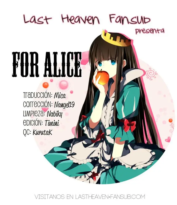 For Alice (2014) - Capítulo 10.6 - Página 1 - LectorTMOo