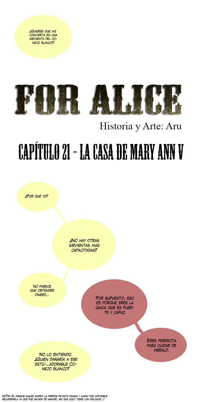 For Alice (2014) - Capítulo 21 - Página 3 - LectorTMOo