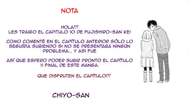 Fujishiro-san Kei (2012) - Capítulo 10 - Página 1 - LectorTMOo