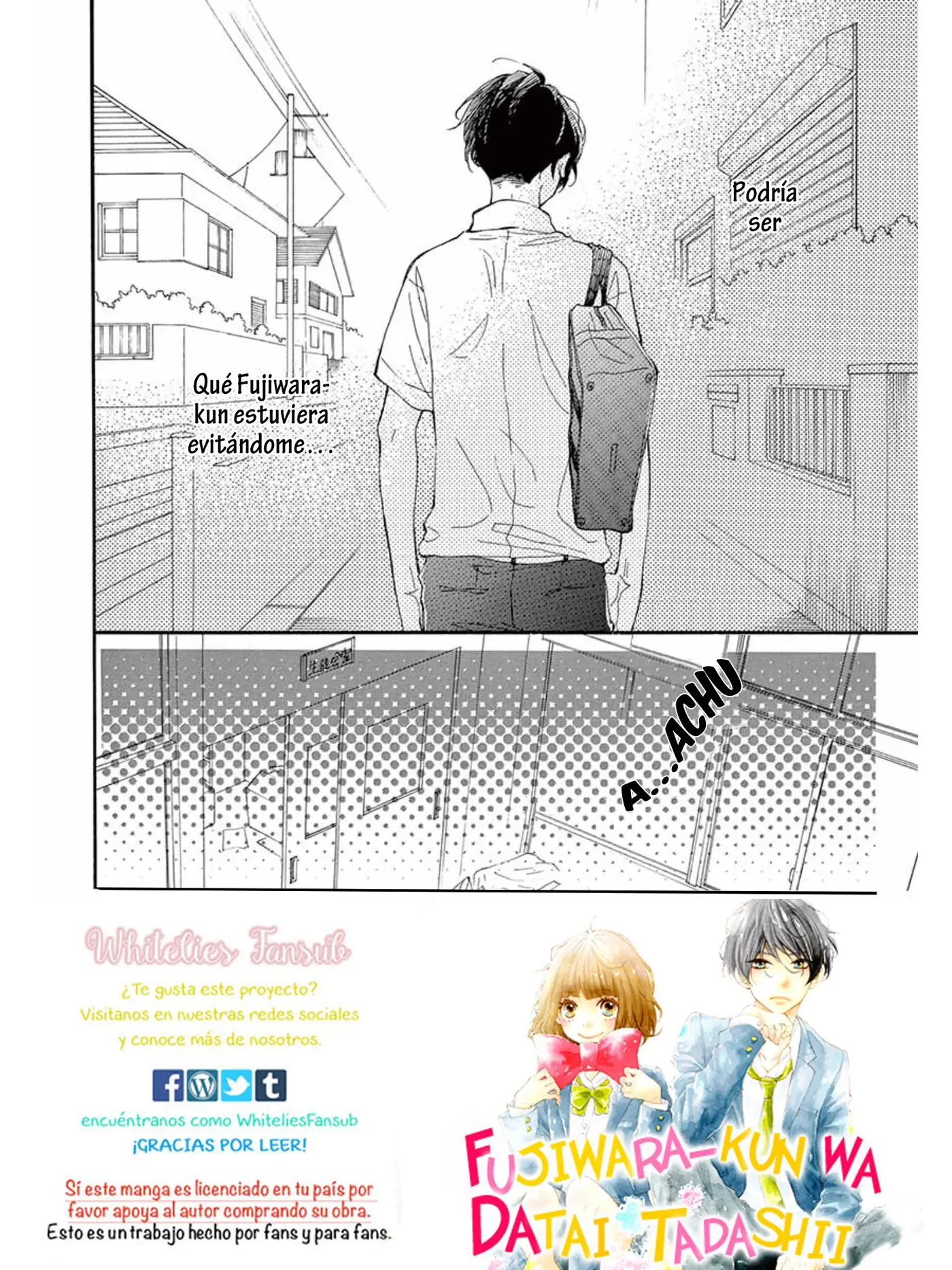 Fujiwara-Kun Wa Daitai Tadashii (2016) - Capítulo 13 - Página 4 - LectorTMOo