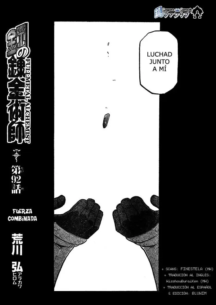 Fullmetal Alchemist (2001) - Capítulo 92 - Página 3 - LectorTMOo