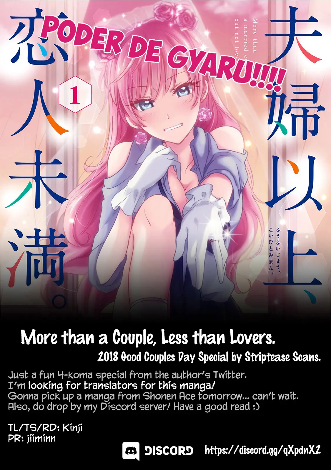 Fuufu Ijou, Koibito Miman. (2018) - Capítulo 3.5 - Página 1 - LectorTMOo
