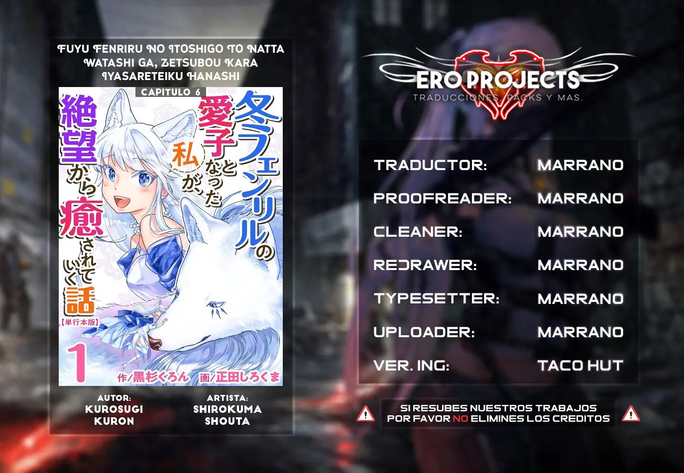 Fuyu Fenriru No Itoshigo To Natta Watashi Ga, Zetsubou Kara Iyasareteiku Hanashi (2020) - Capítulo 6 - Página 1 - LectorTMOo
