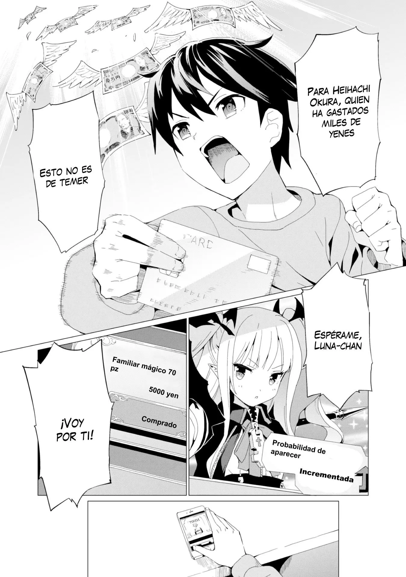 Gacha wo Mawashite Nakama wo Fuyasu Saikyou no Bishoujo Gundan wo Tsukuriagero (2018) - Capítulo 1 - Página 7 - LectorTMOo