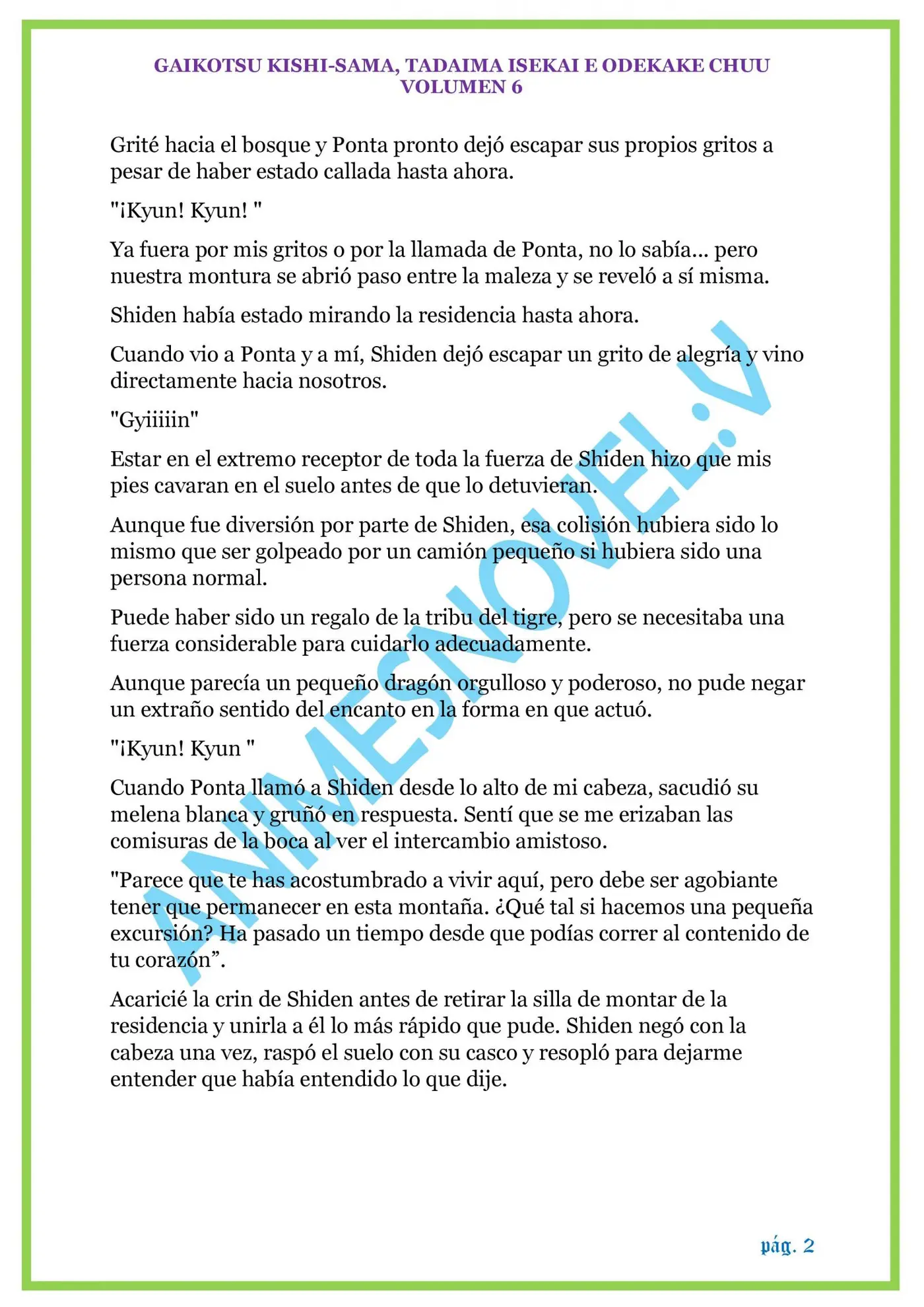 GAIKOTSU KISHI-SAMA (Novela) (2015) - Capítulo 133 - Página 2 - LectorTMOo