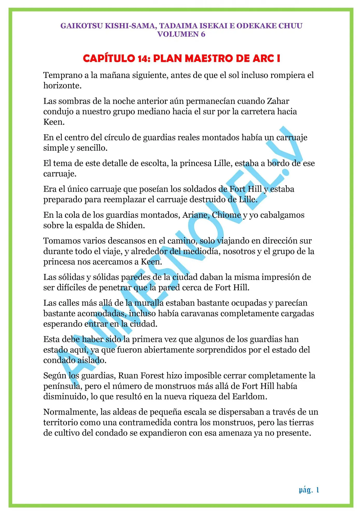 GAIKOTSU KISHI-SAMA (Novela) (2015) - Capítulo 140 - Página 1 - LectorTMOo