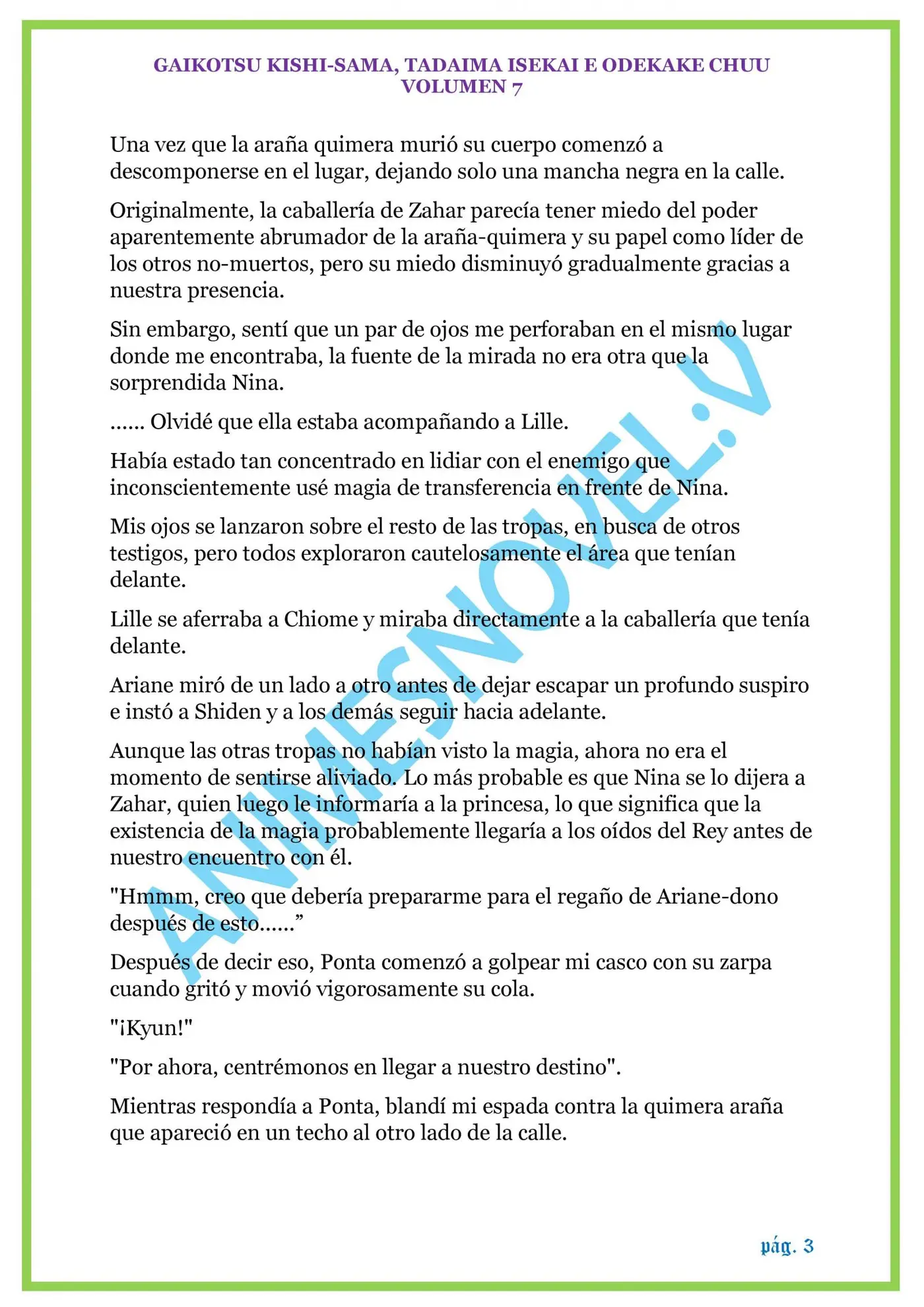 GAIKOTSU KISHI-SAMA (Novela) (2015) - Capítulo 153 - Página 3 - LectorTMOo