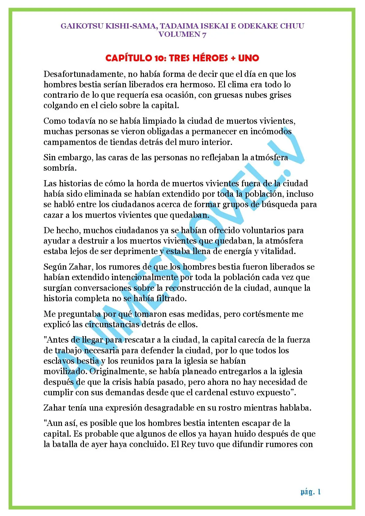 GAIKOTSU KISHI-SAMA (Novela) (2015) - Capítulo 161 - Página 1 - LectorTMOo