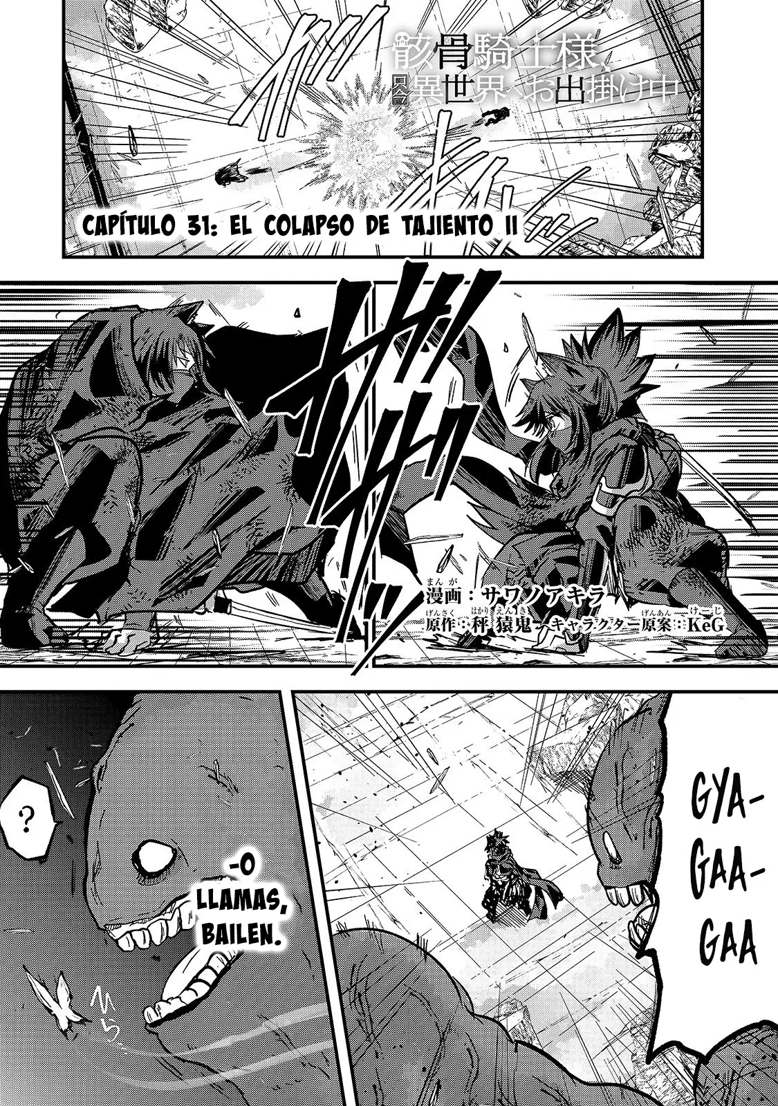 Gaikotsu Kishi-sama, Tadaima Isekai e Odekake-chuu (2017) - Capítulo 31 - Página 3 - LectorTMOo