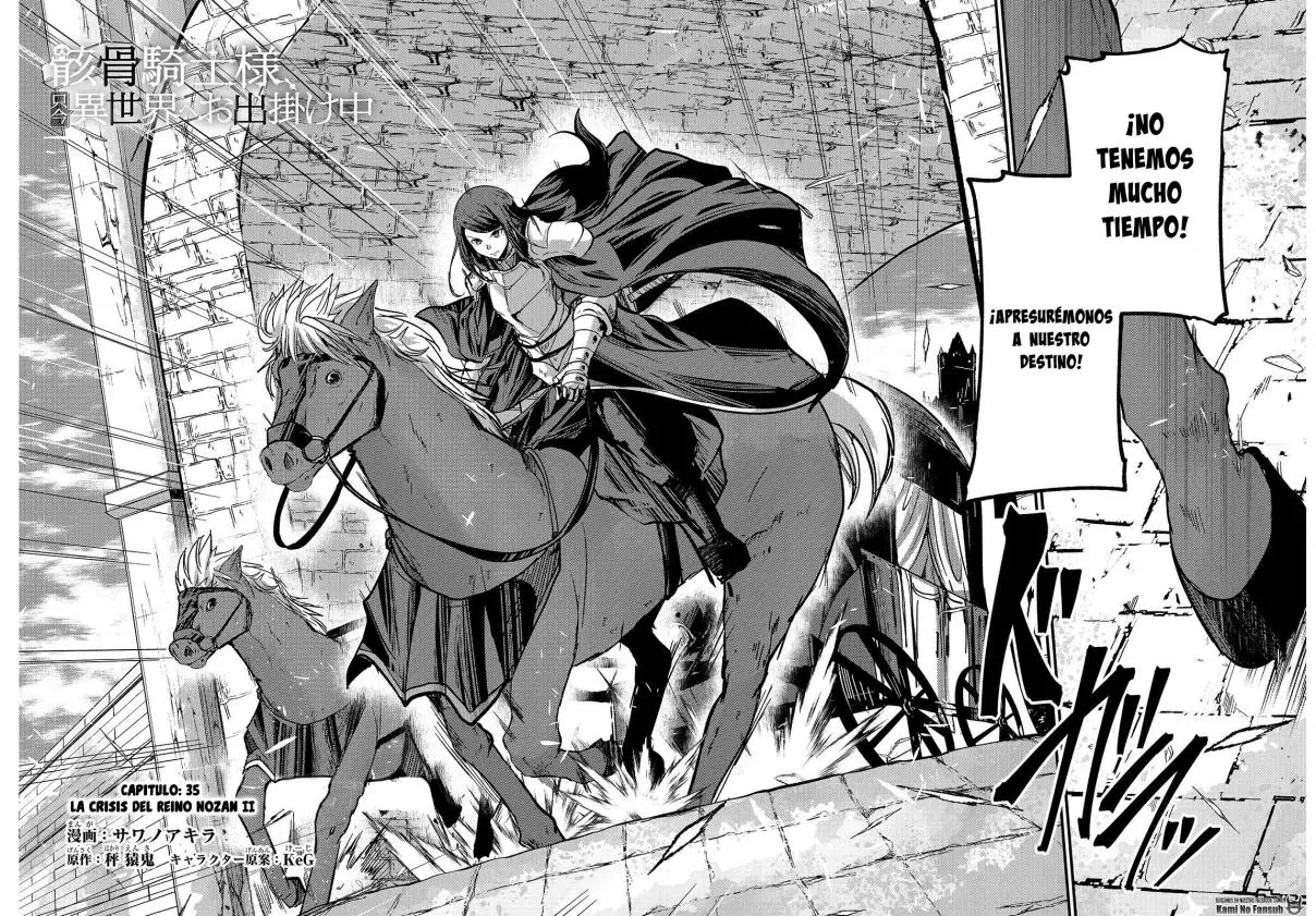 Gaikotsu Kishi-sama, Tadaima Isekai e Odekake-chuu (2017) - Capítulo 35 - Página 4 - LectorTMOo
