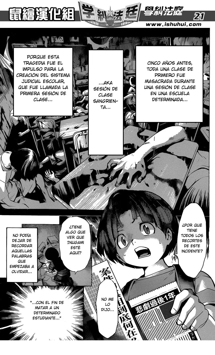Gakkyuu Houtei (2014) - Capítulo 3 - Página 22 - LectorTMOo
