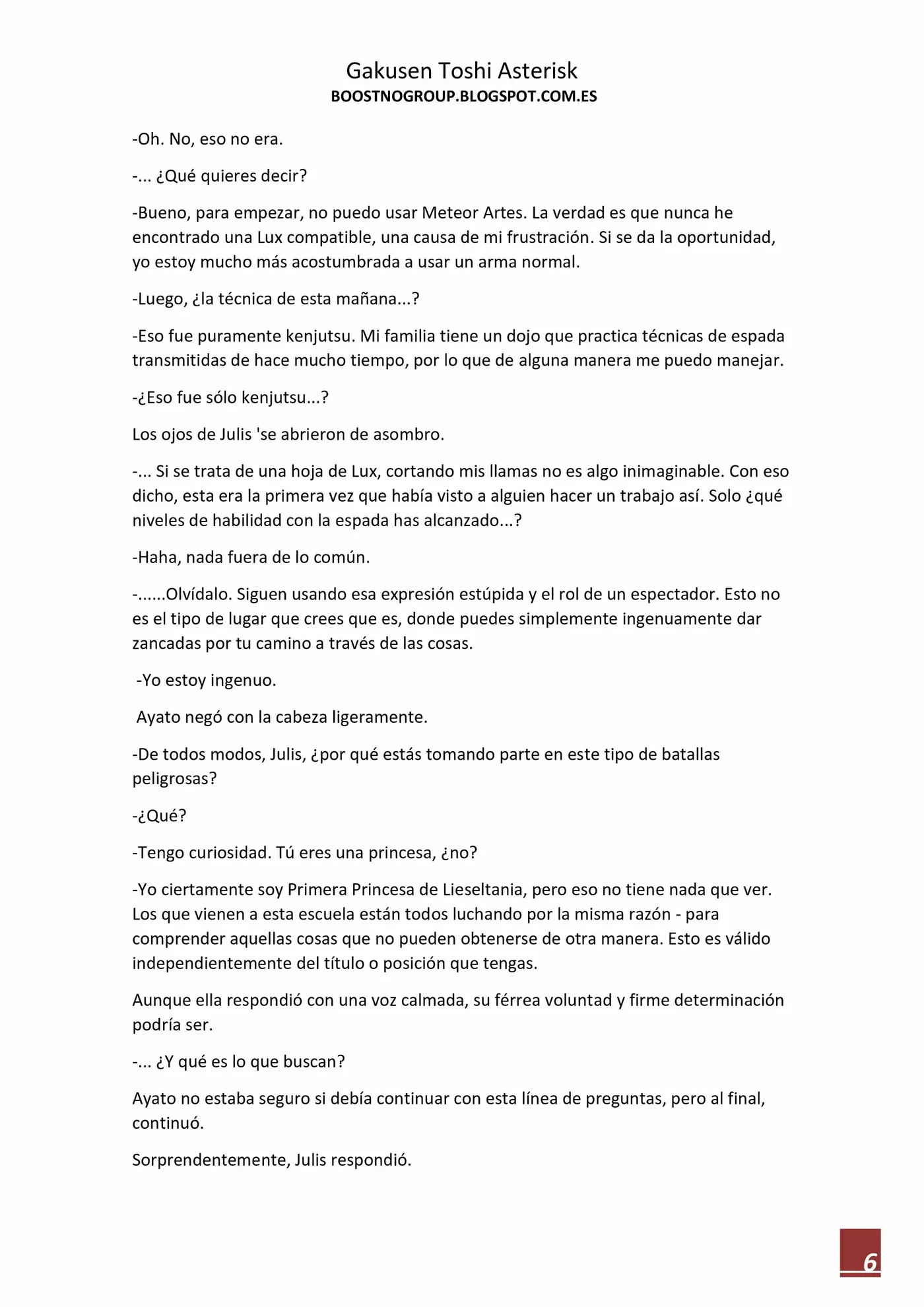 Gakusen Toshi Asterisk (Novela) (2016) - Capítulo 3 - Página 7 - LectorTMOo