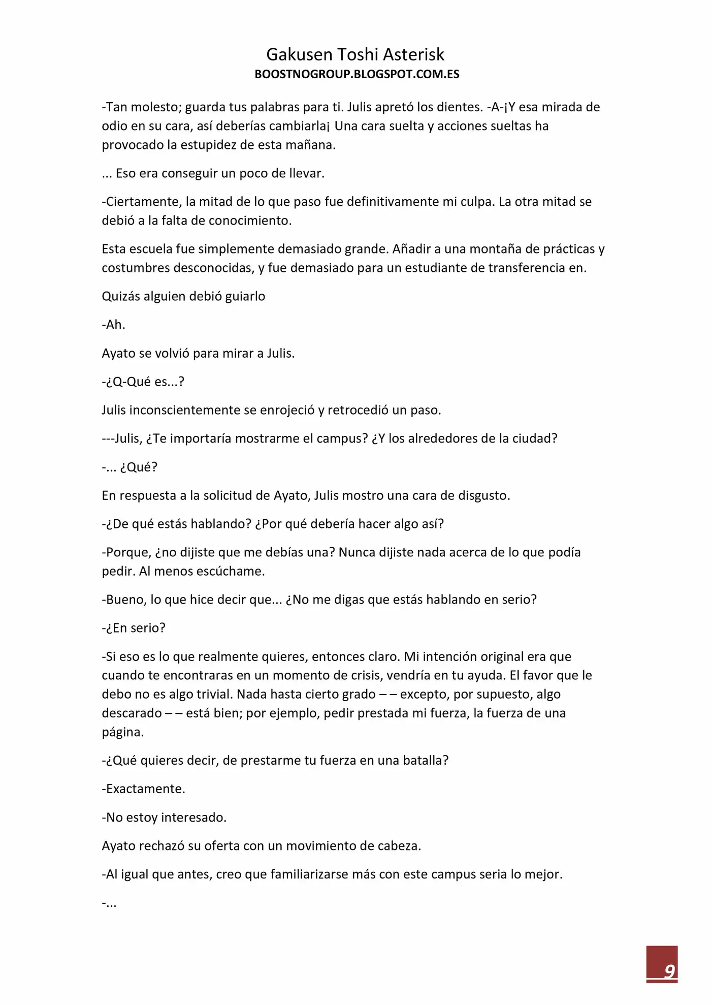 Gakusen Toshi Asterisk (Novela) (2016) - Capítulo 3 - Página 10 - LectorTMOo