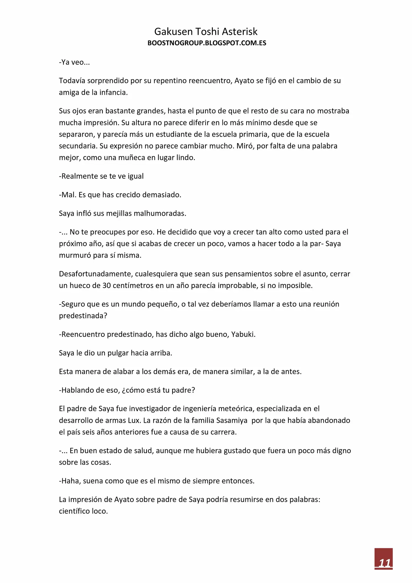 Gakusen Toshi Asterisk (Novela) (2016) - Capítulo 4 - Página 12 - LectorTMOo