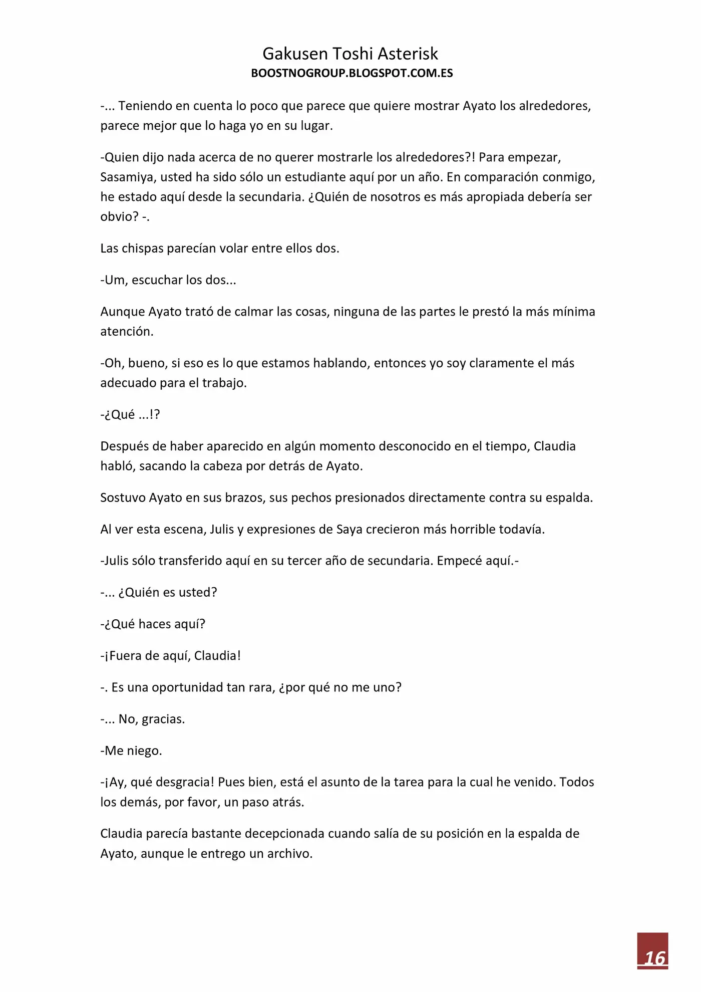 Gakusen Toshi Asterisk (Novela) (2016) - Capítulo 4 - Página 17 - LectorTMOo