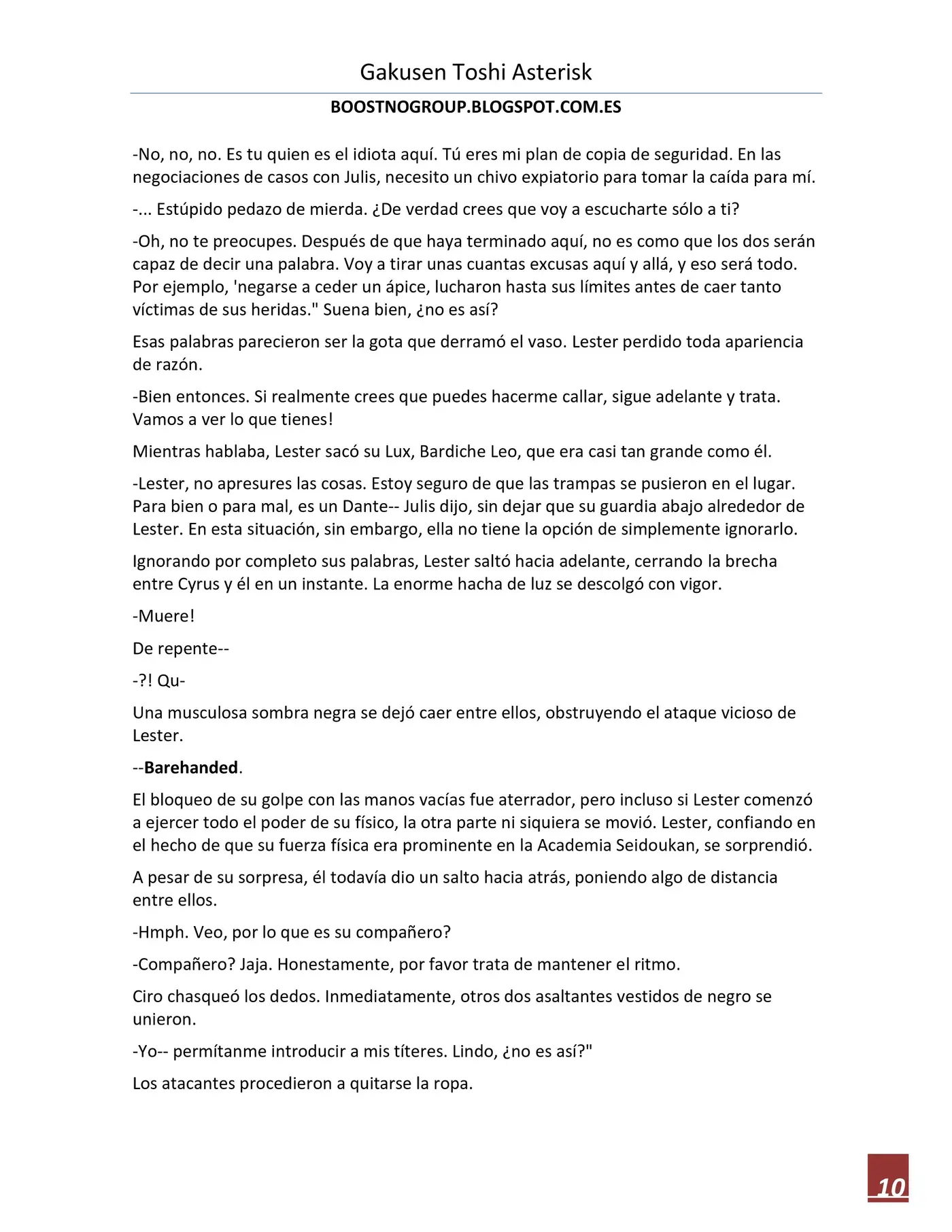 Gakusen Toshi Asterisk (Novela) (2016) - Capítulo 7 - Página 10 - LectorTMOo