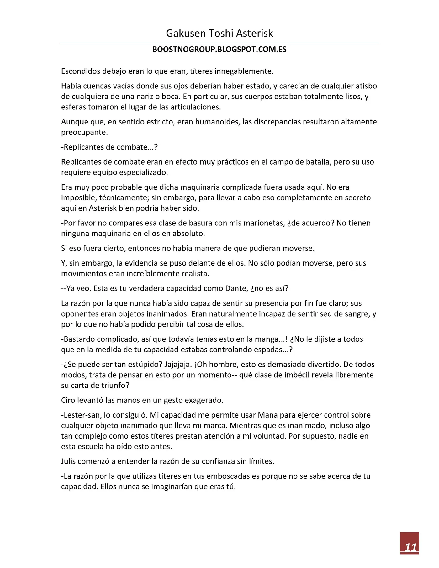 Gakusen Toshi Asterisk (Novela) (2016) - Capítulo 7 - Página 11 - LectorTMOo