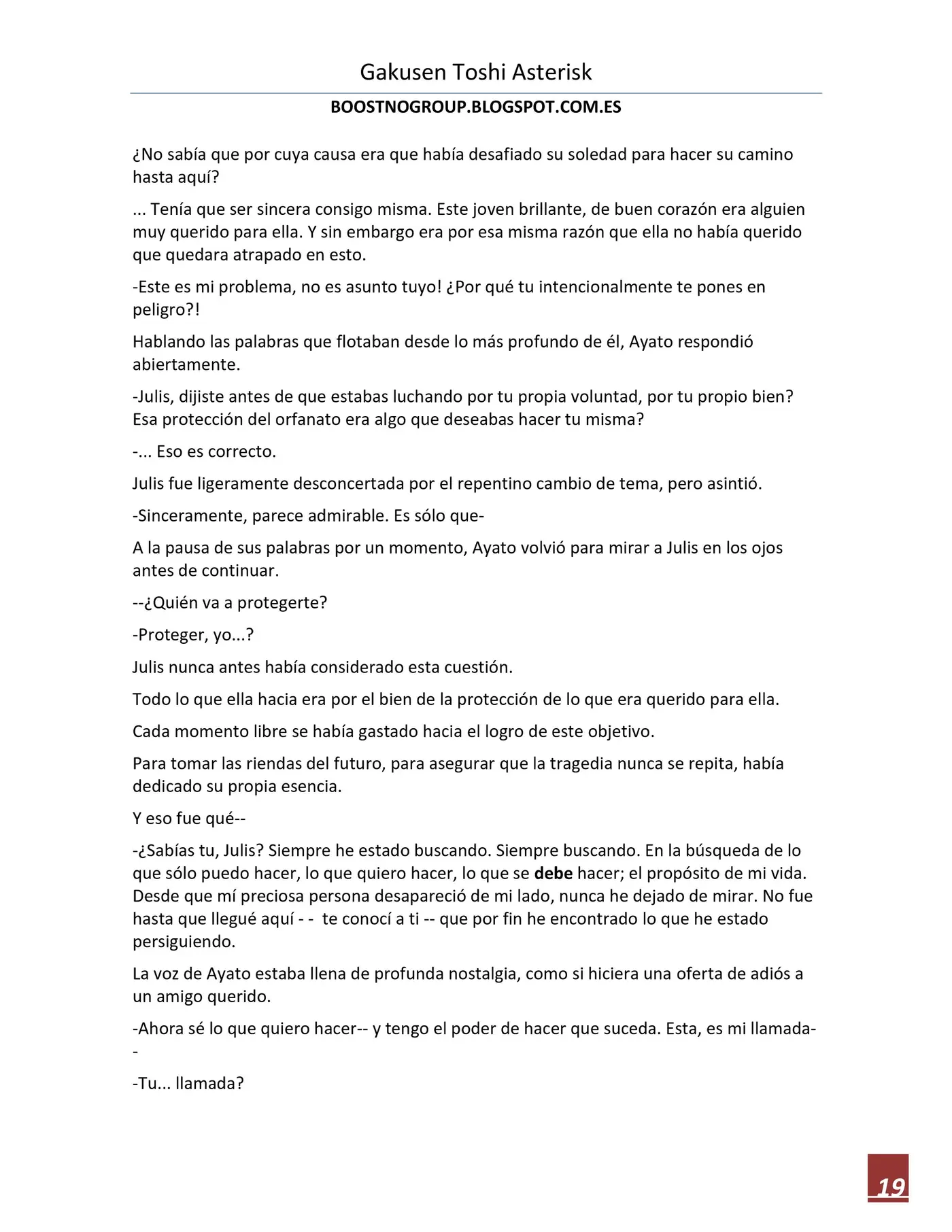 Gakusen Toshi Asterisk (Novela) (2016) - Capítulo 7 - Página 19 - LectorTMOo