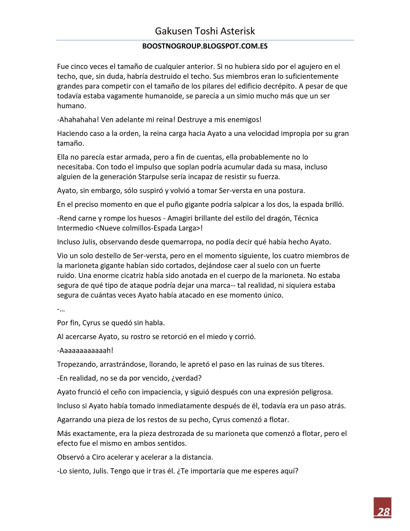 Gakusen Toshi Asterisk (Novela) (2016) - Capítulo 7 - Página 28 - LectorTMOo