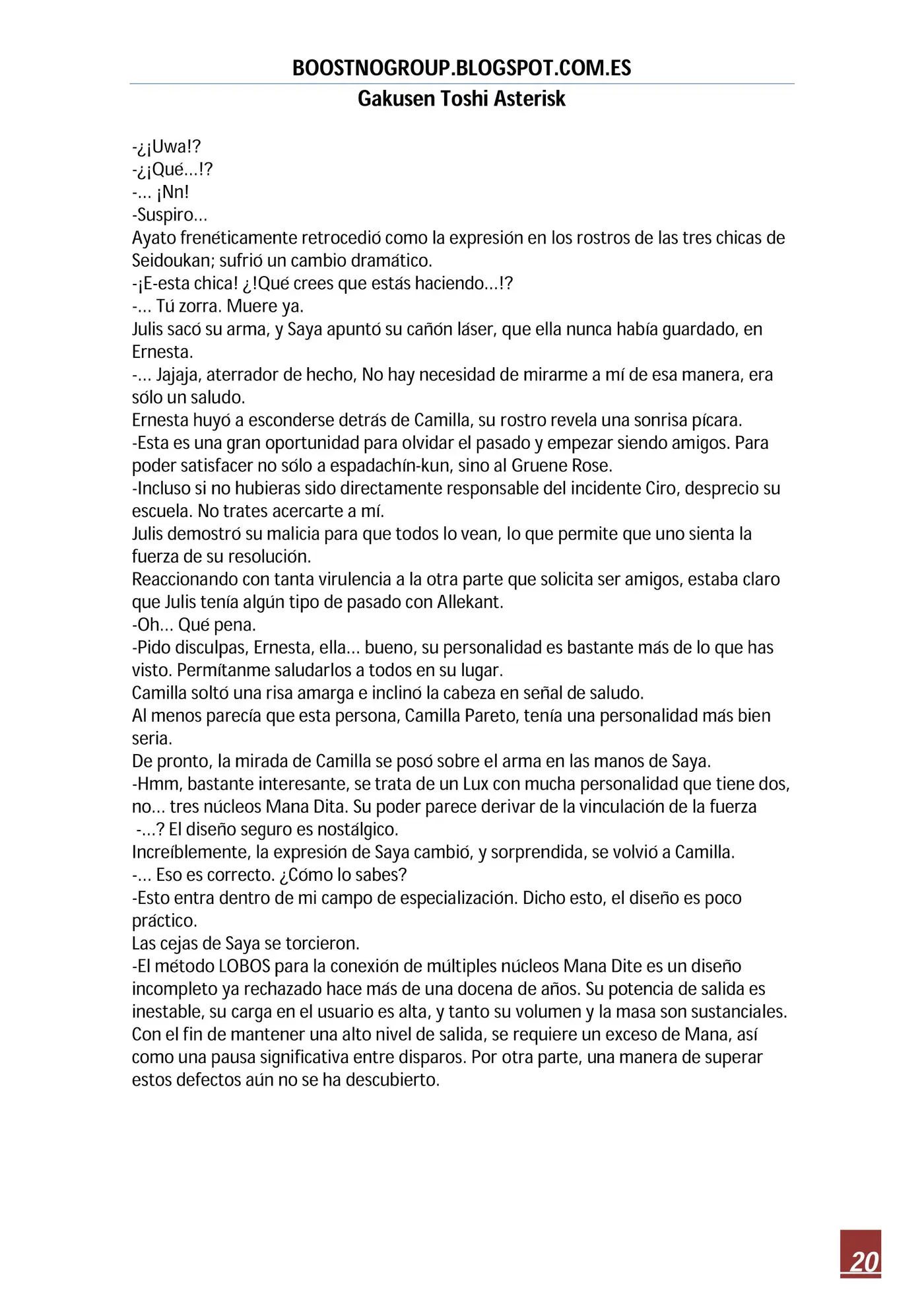 Gakusen Toshi Asterisk (Novela) (2016) - Capítulo 9 - Página 20 - LectorTMOo