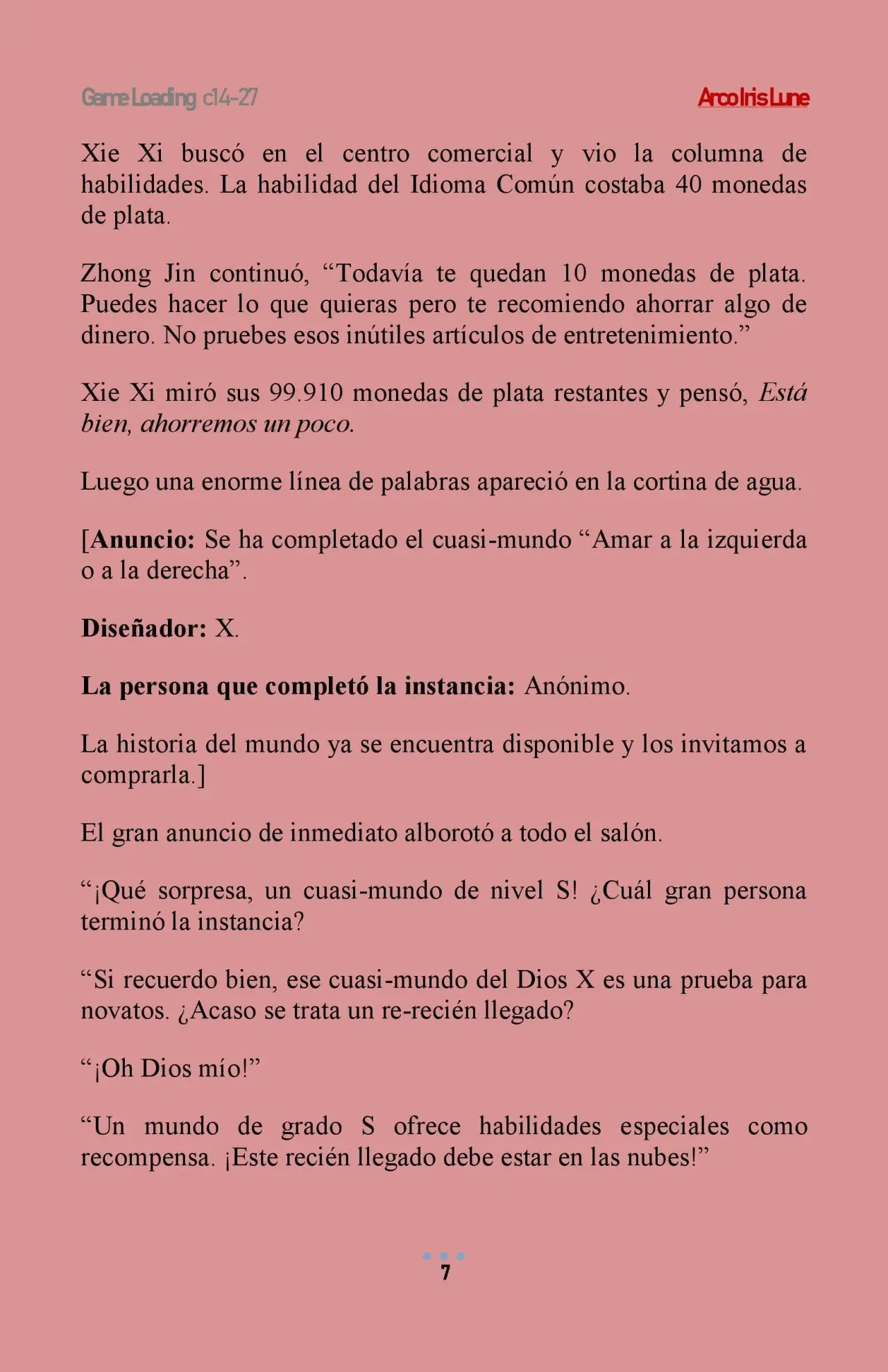 Game Loading - Capítulo 14 - Página 7 - LectorTMOo