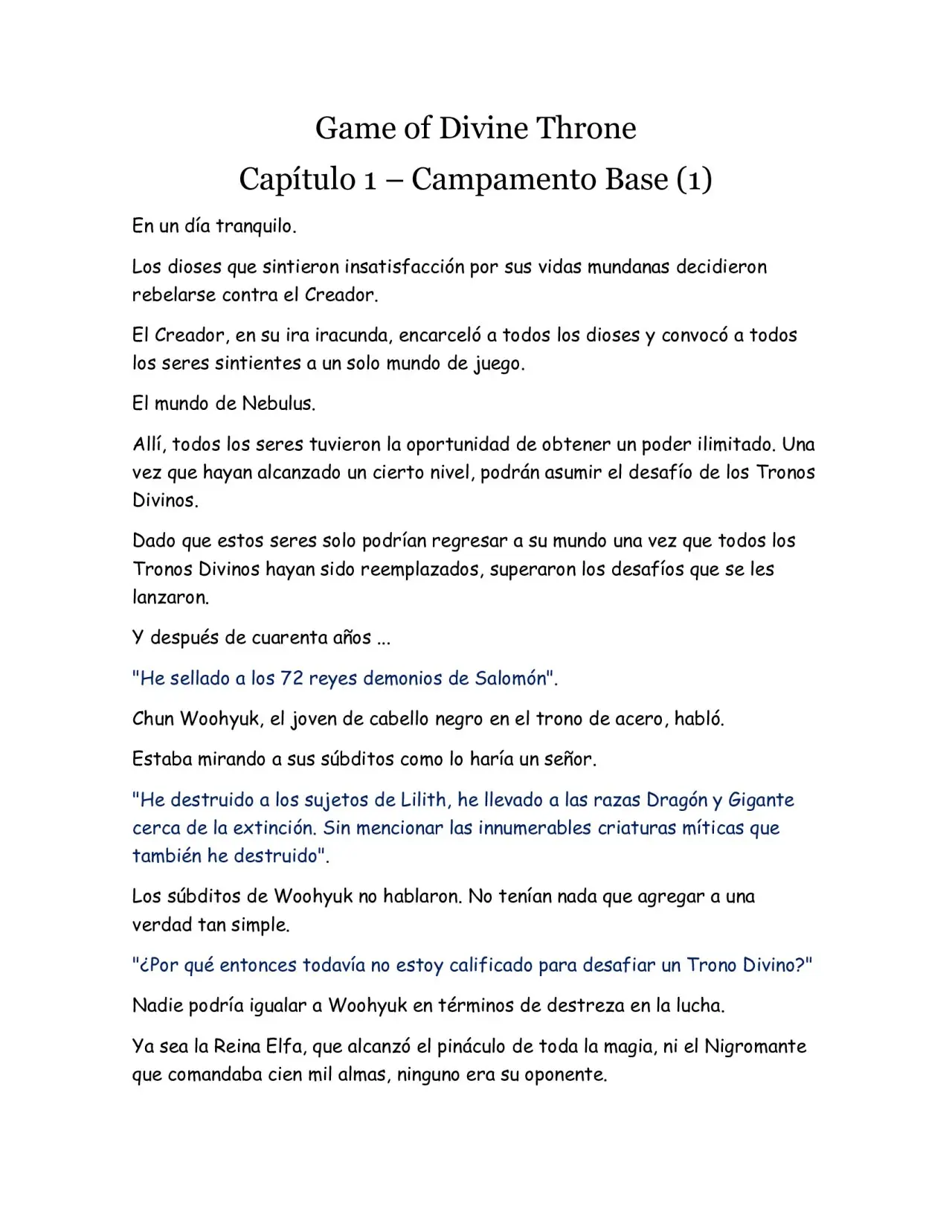 Game of Divine Thrones - Capítulo 1 - Página 2 - LectorTMOo