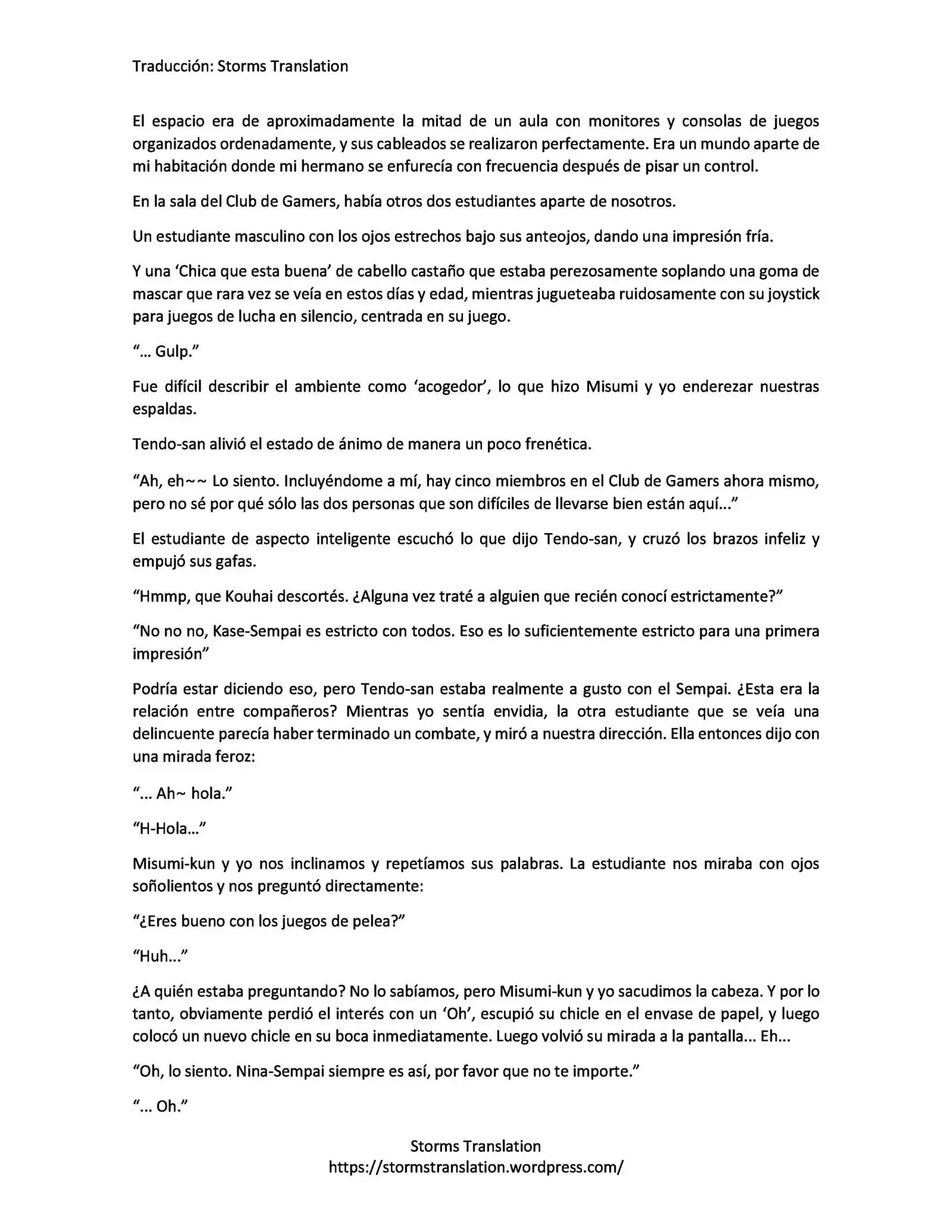 Gamers! (Novela) (2015) - Capítulo 1.3 - Página 5 - LectorTMOo