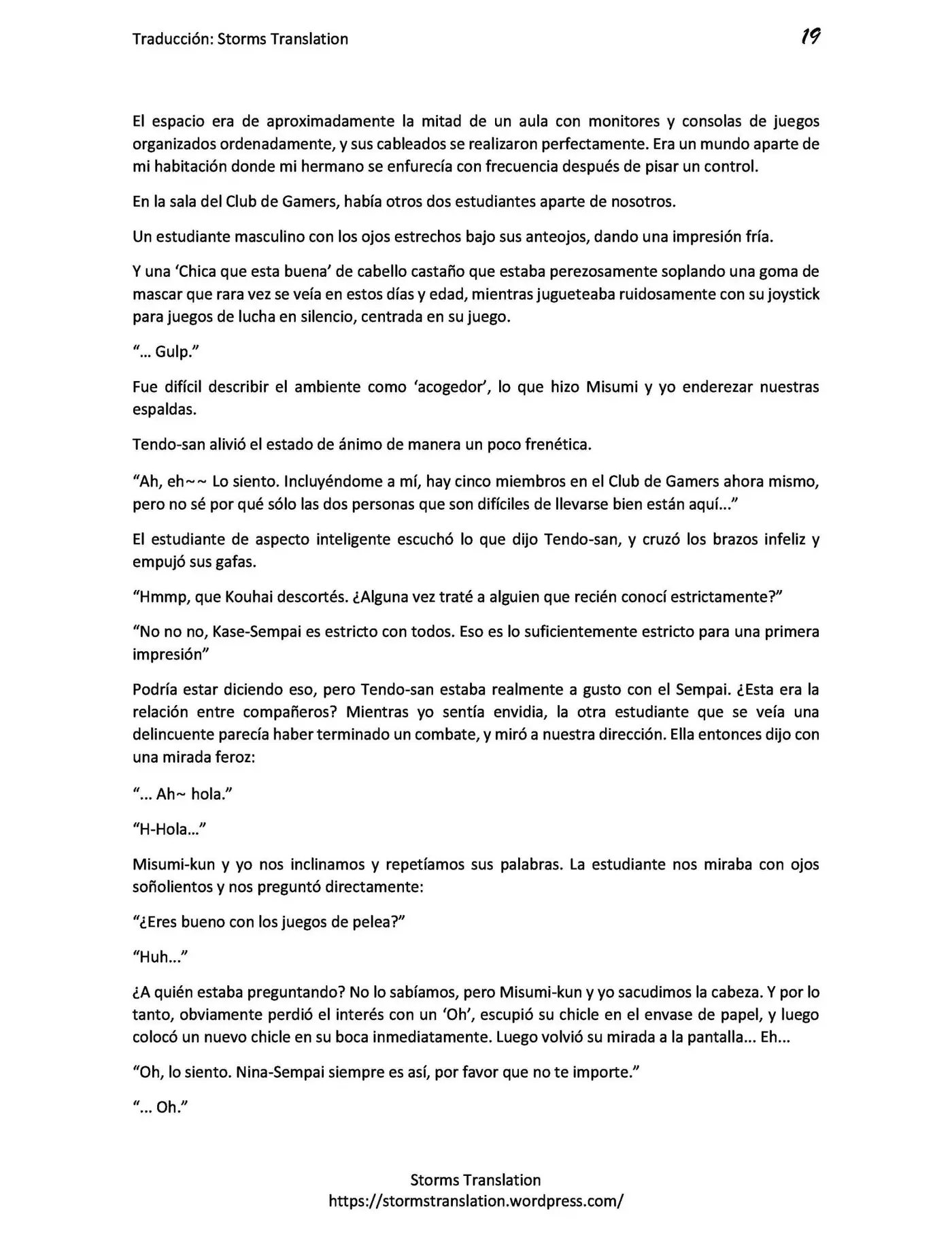 Gamers! (Novela) (2015) - Capítulo 1.5 - Página 19 - LectorTMOo