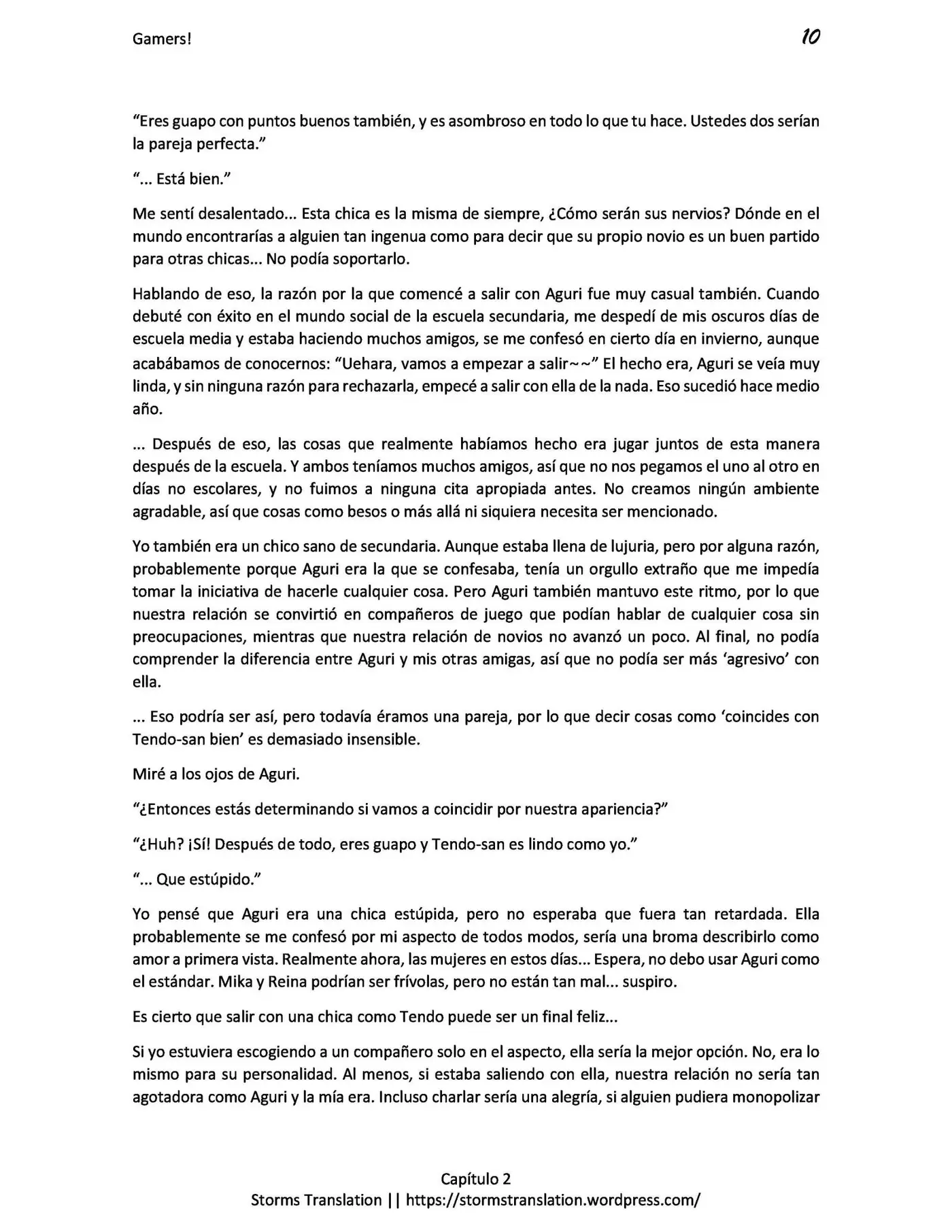 Gamers! (Novela) (2015) - Capítulo 2 - Página 10 - LectorTMOo