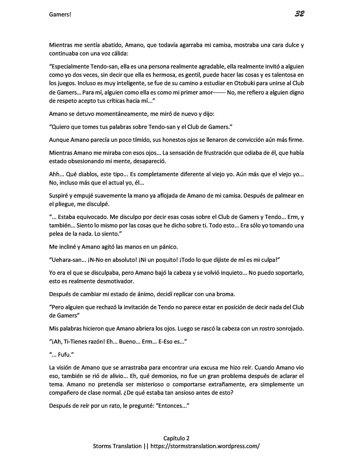 Gamers! (Novela) (2015) - Capítulo 2 - Página 32 - LectorTMOo