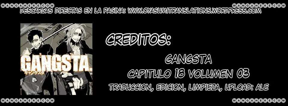 Gangsta - Capítulo 18 - Página 1 - LectorTMOo