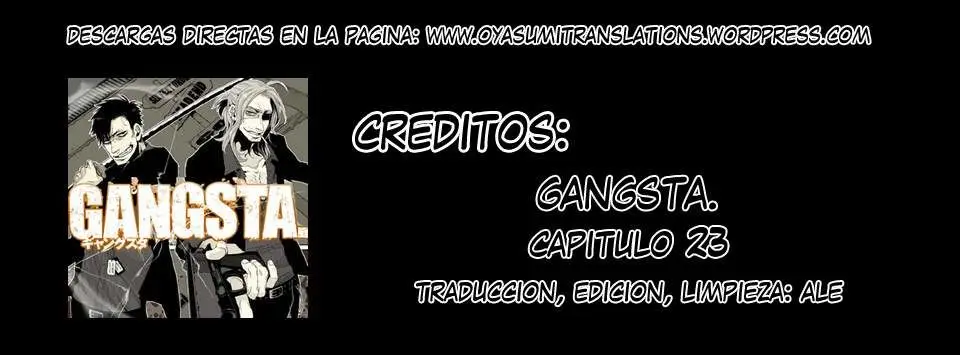 Gangsta - Capítulo 23 - Página 1 - LectorTMOo