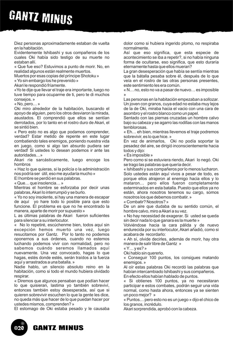GANTZ/MINUS (2009) - Capítulo 3 - Página 4 - LectorTMOo