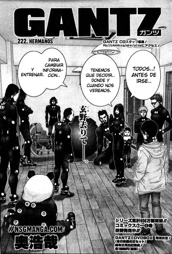 Gantz (2000) - Capítulo 222 - Página 1 - LectorTMOo