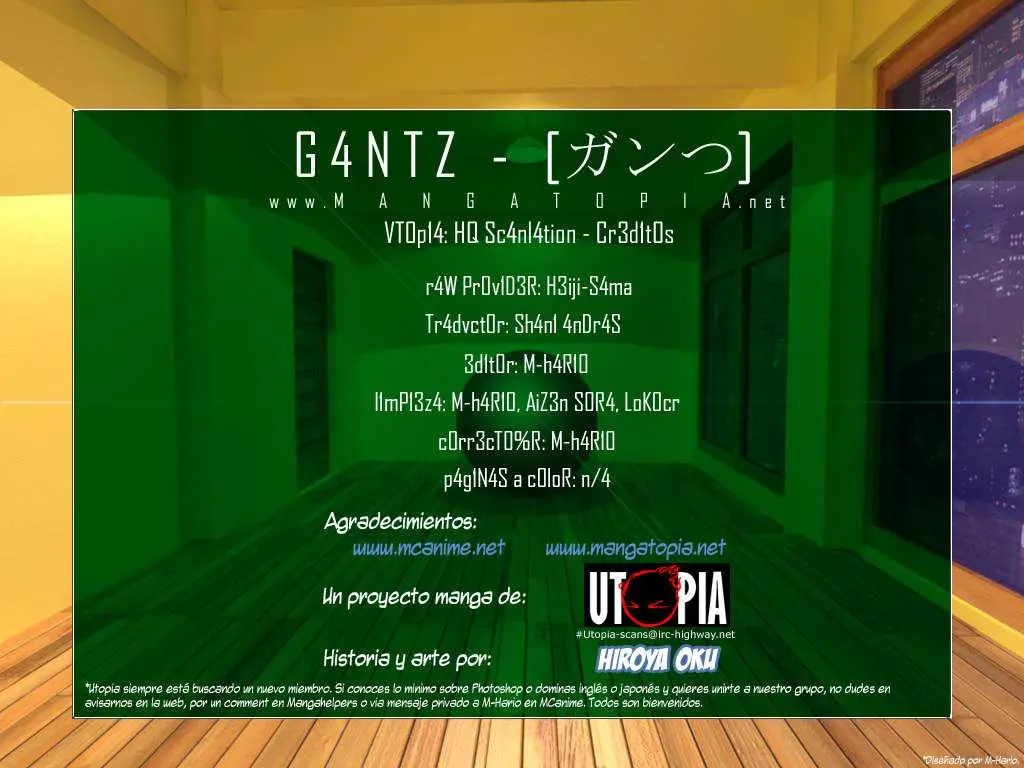 Gantz (2000) - Capítulo 326 - Página 1 - LectorTMOo