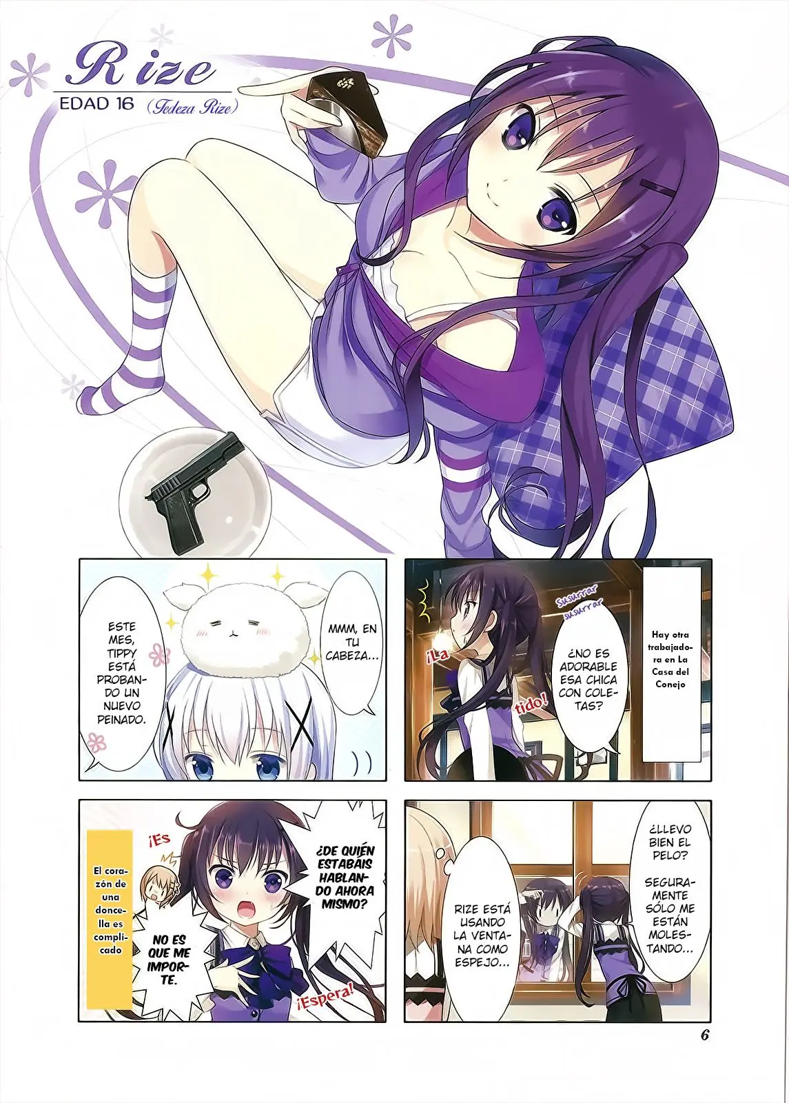Gochuumon wa Usagi desu ka? (2011) - Capítulo - Página 6 - LectorTMOo