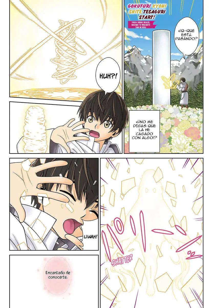Gokufuri Kyohi Shite Tesaguri Start! Tokka Shinai Healer, Nakama to Wakarete Tabi ni Deru - Capítulo 1 - Página 2 - LectorTMOo