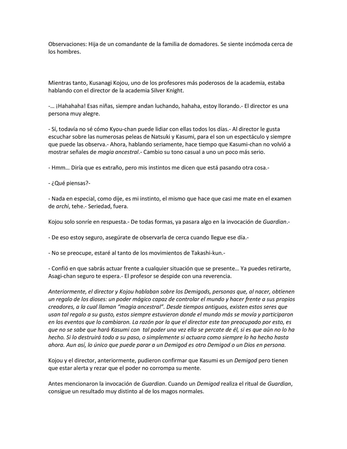 Hagane to Magic (Novela) - Capítulo 1 - Página 5 - LectorTMOo