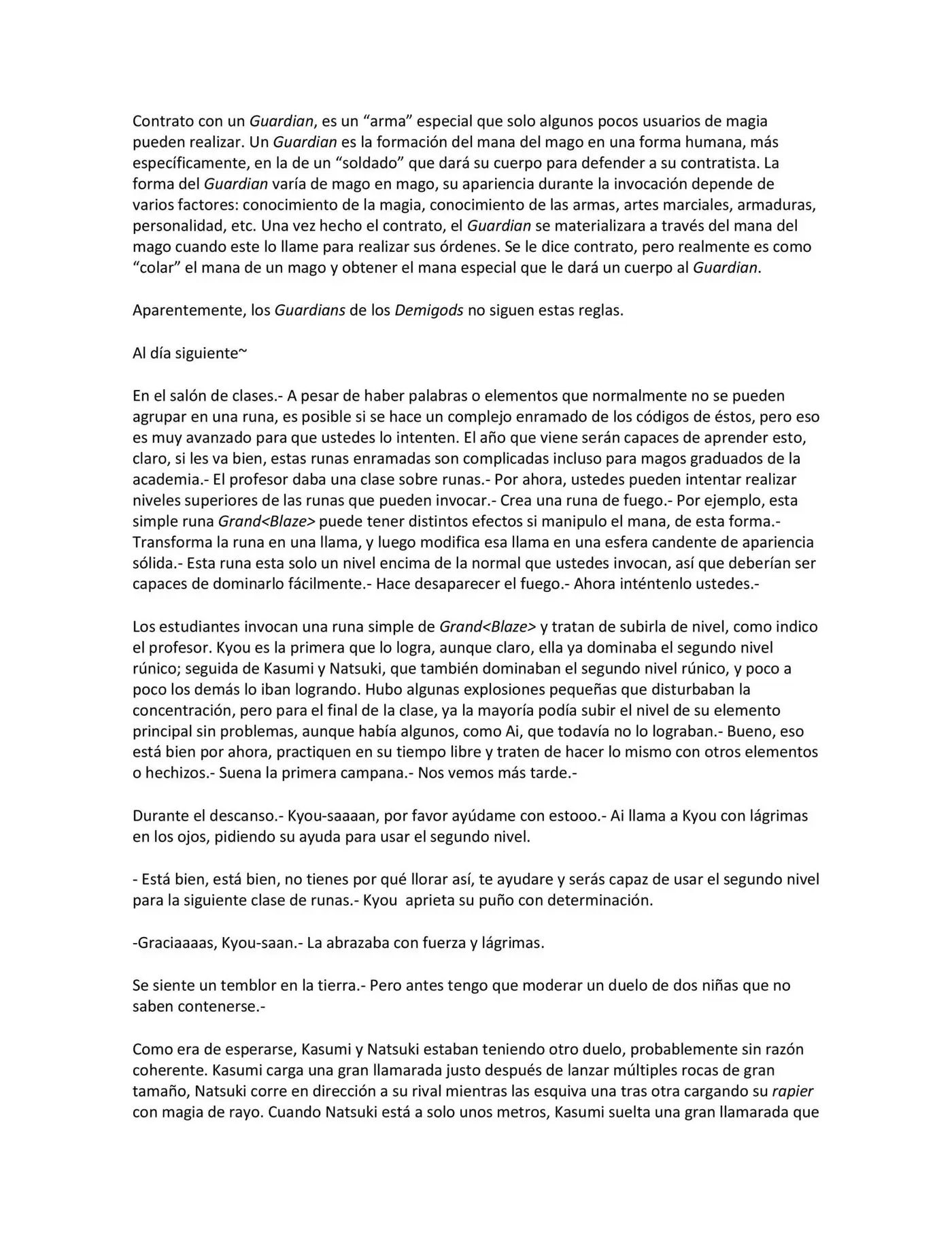 Hagane to Magic (Novela) - Capítulo 1 - Página 6 - LectorTMOo
