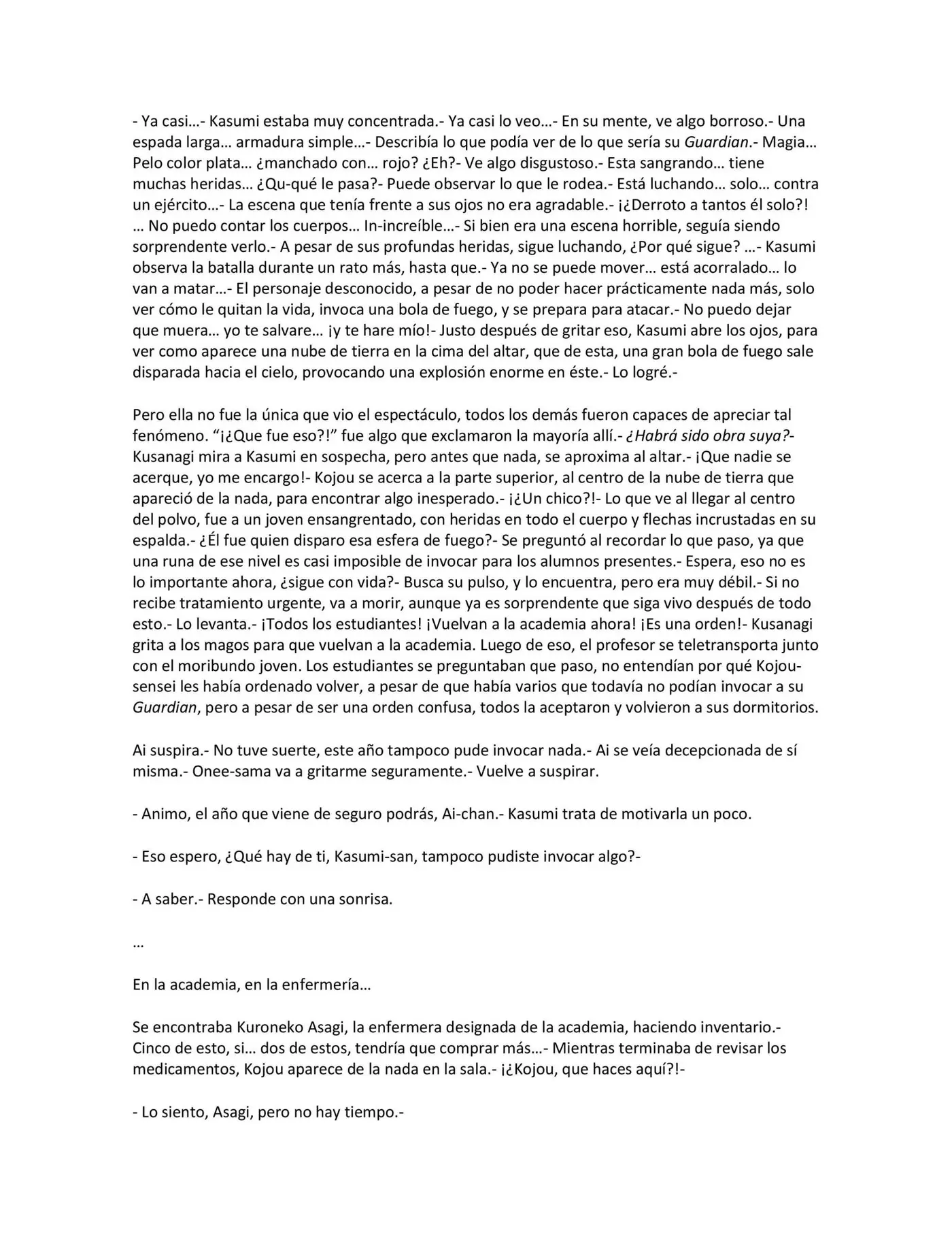 Hagane to Magic (Novela) - Capítulo 1 - Página 17 - LectorTMOo