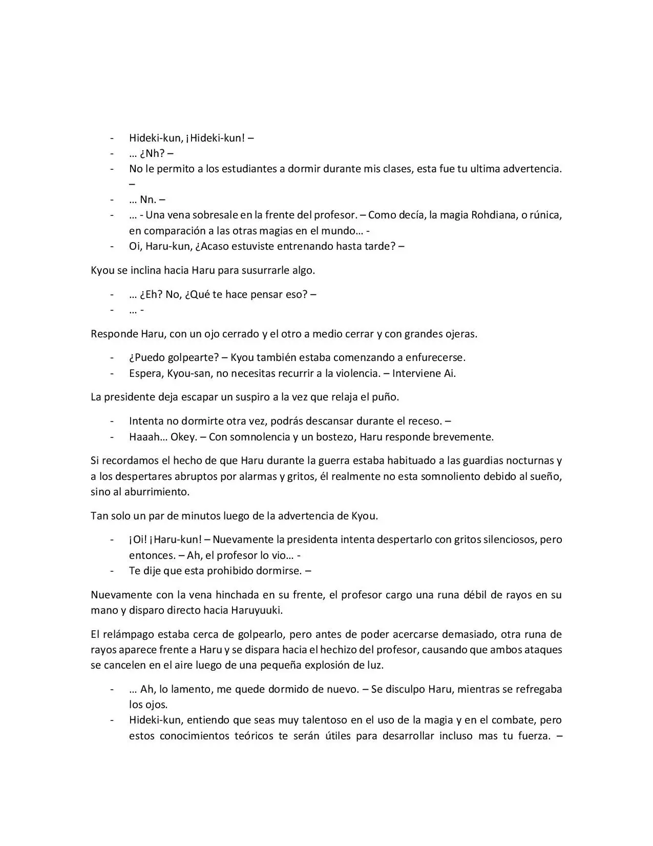 Hagane to Magic (Novela) - Capítulo 11 - Página 4 - LectorTMOo